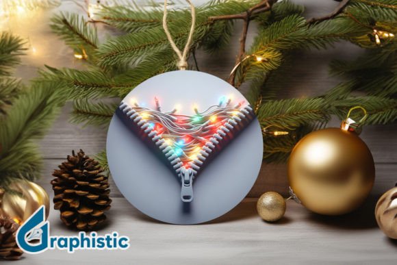 A 3D Ornament Graphic for Festive Illustrations