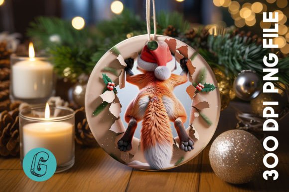 A Crafters Review of the Cute Fox Ornament Graphic