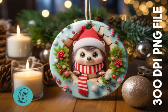 A Detailed Review of the Hedgehog Christmas Ornament Front 14