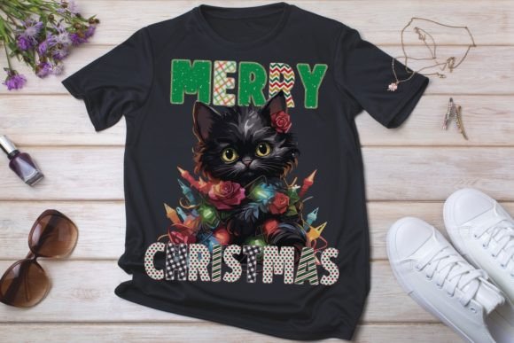 A Festive Christmas Cat PNG for Seasonal Branding and Graphics