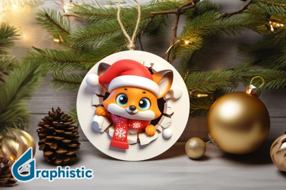 A Fox PNG Asset for Crafty Holiday Graphics
