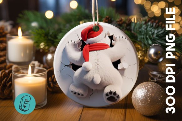 Polar Bear Christmas Ornament B 101: A Versatile Graphics Review