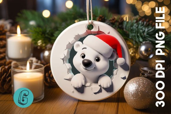 Reviewing the Polar Bear Ornament Graphics for Marketing